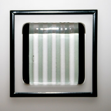 Glas Satino mit Sichtschutz
