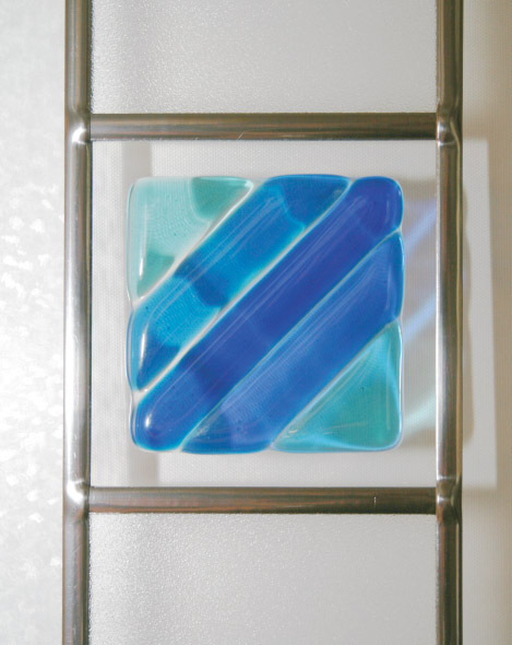 Lngsstreifen mit Glasstruktureffekten